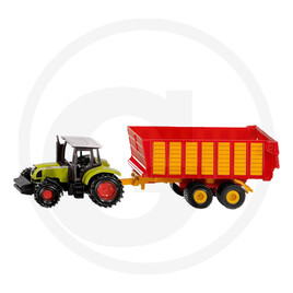 Siku Traktor se silážním vozem