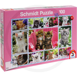Schmidt Puzzle, koťata, 100 dílků