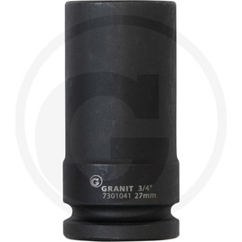 GRANIT BLACK EDITION 3/4“ 6hran.silový nástrč.ořech, kr, 27mm